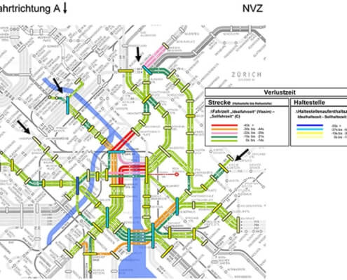 Betriebsstabilität Liniennetz VBZ / Öffentlicher Verkehr